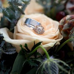Don't miss the black gown and ski lift ride at this chilly wintry elopement