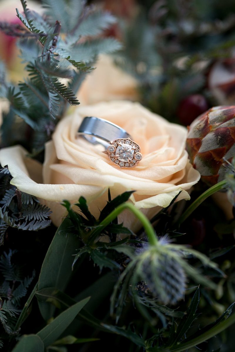 Don't miss the black gown and ski lift ride at this chilly wintry elopement 