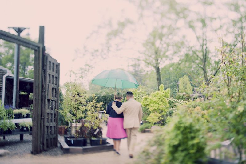 An intimate botanical wedding in Pennsylvania with splashes of DIYed color