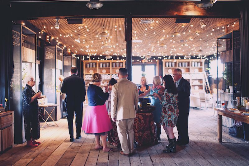 An intimate wedding in Pennsylvania with splashes of DIYed color