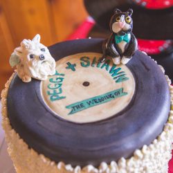 Waite Bradley eGoldenMomentsPhotography PeggyShawnBestof42 big - Don't miss the tutu-wearing ring dog at this colorful, retro wedding Don't miss the tutu-wearing ring dog at this colorful wedding
