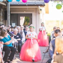 Waite Bradley eGoldenMomentsPhotography PeggyShawnBestof50 big - Don't miss the tutu-wearing ring dog at this colorful, retro wedding Don't miss the tutu-wearing ring dog at this colorful, retro wedding