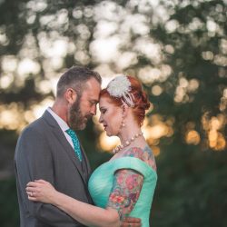 Waite Bradley eGoldenMomentsPhotography PeggyShawnBestof90 big - Don't miss the tutu-wearing ring dog at this colorful, retro wedding Don't miss the tutu-wearing ring dog at this colorful wedding