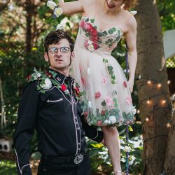 034 - This wedding was all about fairy garden meets Godzilla realness This wedding was all about fairy garden meets Godzilla realness