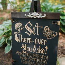 044 - This wedding was all about fairy garden meets Godzilla realness This wedding was all about fairy garden meets Godzilla realness