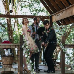 060 - This wedding was all about fairy garden meets Godzilla realness This wedding was all about fairy garden meets Godzilla realness