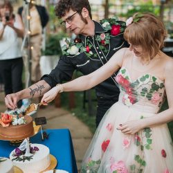 077 - This wedding was all about fairy garden meets Godzilla realness This wedding was all about fairy garden meets Godzilla realness