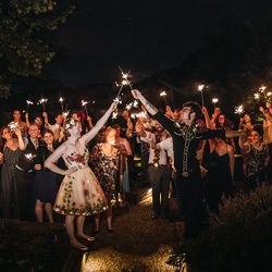 088 - This wedding was all about fairy garden meets Godzilla realness This wedding was all about fairy garden meets Godzilla realness