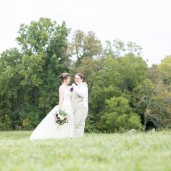 Couple Pictures 0568 - Our hearts warmed upon seeing this homegrown backyard woodland wedding Our hearts warmed upon seeing this homegrown backyard woodland wedding
