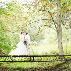 Couple Pictures 0691 - Our hearts warmed upon seeing this homegrown backyard woodland wedding Our hearts warmed upon seeing this homegrown backyard woodland wedding