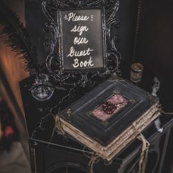 GothicWedding 039 - Goth gone LUXE with sparkle, faux fur, and rich reds at this goth wedding inspiration Goth gone LUXE with sparkle, faux fur, and rich reds at this goth wedding inspiration
