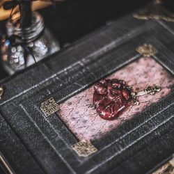 GothicWedding 048 - Goth gone LUXE with sparkle, faux fur, and rich reds at this goth wedding inspiration Goth gone LUXE with sparkle, faux fur, and rich reds at this goth wedding inspiration