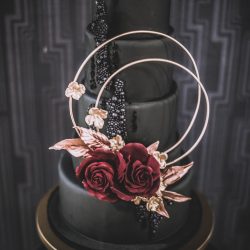 GothicWedding 100 - Goth gone LUXE with sparkle, faux fur, and rich reds at this goth wedding inspiration Goth gone LUXE with sparkle, faux fur, and rich reds at this goth wedding inspiration