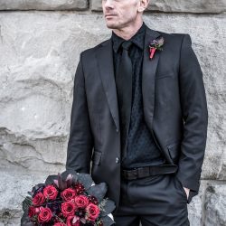 GothicWedding 105 - Goth gone LUXE with sparkle, faux fur, and rich reds at this goth wedding inspiration Goth gone LUXE with sparkle, faux fur, and rich reds at this goth wedding inspiration