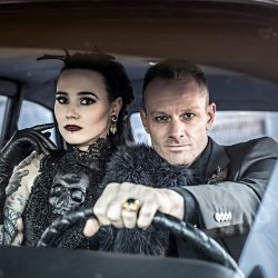 GothicWedding 122 - Goth gone LUXE with sparkle, faux fur, and rich reds at this goth wedding inspiration Goth gone LUXE with sparkle, faux fur, and rich reds at this goth wedding inspiration