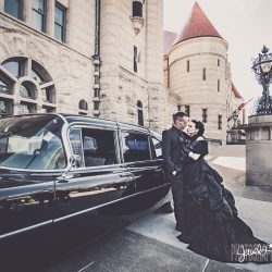 GothicWedding 147 - Goth gone LUXE with sparkle, faux fur, and rich reds at this goth wedding inspiration Goth gone LUXE with sparkle, faux fur, and rich reds at this goth wedding inspiration