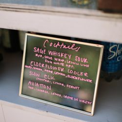 Jonas Seaman OffBeatBride 1012 - A backyard garden party wedding with yard games & cocktail recipe cards A backyard garden party wedding with yard games & cocktail recipe cards
