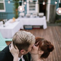 Jonas Seaman OffBeatBride 1111 - A backyard garden party wedding with yard games & cocktail recipe cards A backyard garden party wedding with yard games & cocktail recipe cards