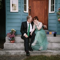 Jonas Seaman OffBeatBride 1114 - A backyard garden party wedding with yard games & cocktail recipe cards A backyard garden party wedding with yard games & cocktail recipe cards