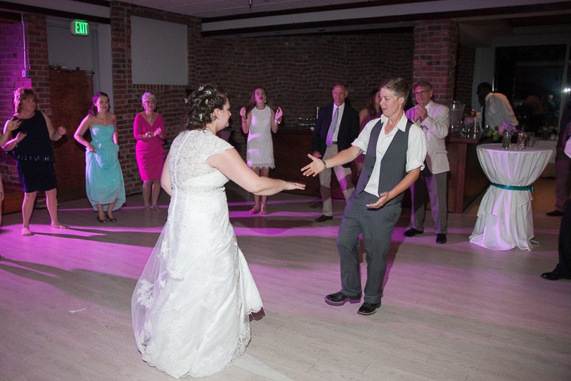 A sweet and sunny same-sex beachfront wedding on Puget Sound