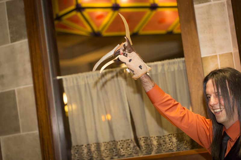 Tradition with an edge is the key at this fall wedding in Connecticut (with a bit of horror mixed in!)