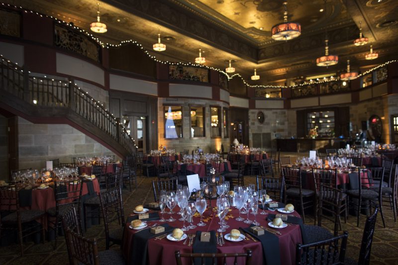 Tradition with an edge is the key at this fall wedding in Connecticut (with a bit of horror mixed in!)