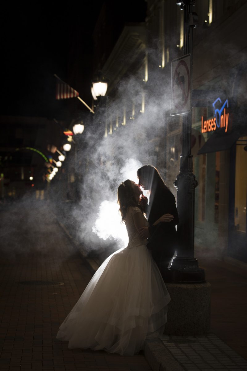 Tradition with an edge is the key at this fall wedding in Connecticut (with a bit of horror mixed in!)