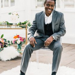 NicolaReiersenPhotographyStyledElopement11 - Be blown away by the stunning hot pink dress at this greenhouse elopement shoot Be blown away by the stunning hot pink dress at this greenhouse elopement shoot