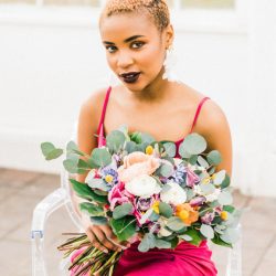 NicolaReiersenPhotographyStyledElopement31 - Be blown away by the stunning hot pink dress at this greenhouse elopement shoot Be blown away by the stunning hot pink dress at this greenhouse elopement shoot