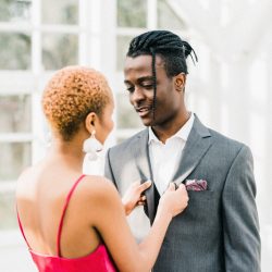 NicolaReiersenPhotographyStyledElopement42 - Be blown away by the stunning hot pink dress at this greenhouse elopement shoot Be blown away by the stunning hot pink dress at this greenhouse elopement shoot