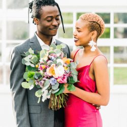 NicolaReiersenPhotographyStyledElopement49 - Be blown away by the stunning hot pink dress at this greenhouse elopement shoot Be blown away by the stunning hot pink dress at this greenhouse elopement shoot