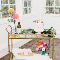 NicolaReiersenPhotographyStyledElopement5 - Be blown away by the stunning hot pink dress at this greenhouse elopement shoot Be blown away by the stunning hot pink dress at this greenhouse elopement shoot