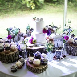Reception 0056 - Our hearts warmed upon seeing this homegrown backyard woodland wedding Our hearts warmed upon seeing this homegrown backyard woodland wedding