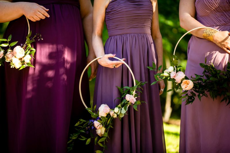 So much magic at this butterfly themed wedding in a sculpture garden