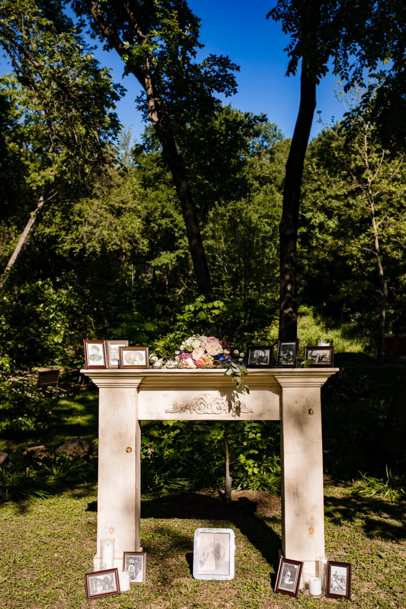 So much magic at this butterfly themed wedding in a sculpture garden