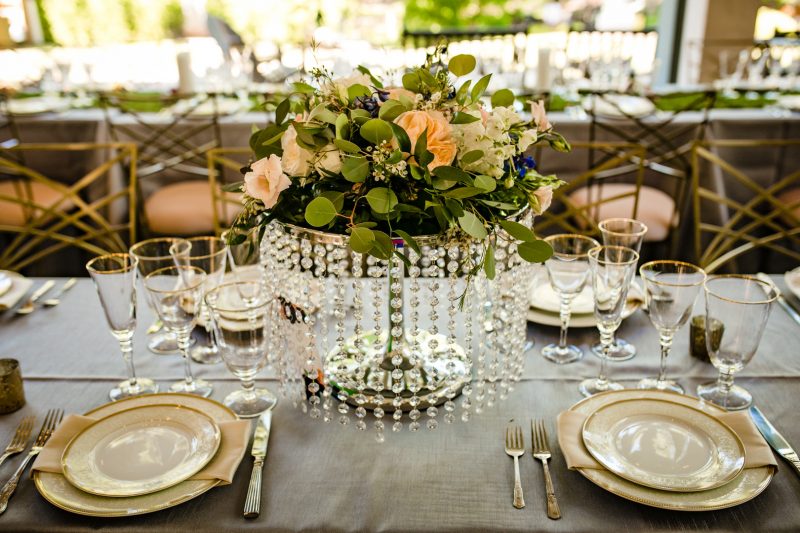 So much magic at this butterfly themed wedding in a sculpture garden