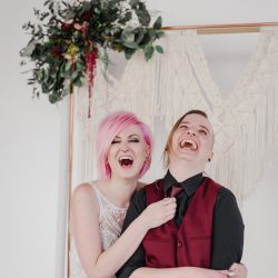 ThePaperElephant ThePaperElephantStyledLove00176 big - All the modern boho touches you love baked into this pink + red wedding shoot All the modern glam touches you love baked in this pink + red wedding shoot