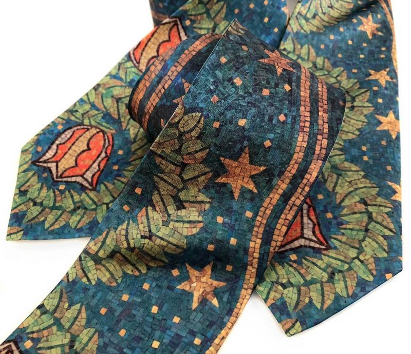 14 offbeat floral ties in skull print, watercolors, mosaics, and more 3 from Offbeat Wed (formerly Offbeat Bride) alternative floral ties