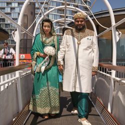 This pair got married in the same room at the groom's parents... 37 years later!