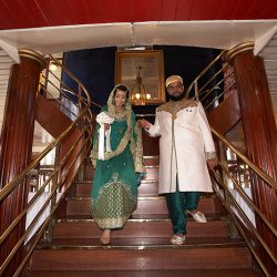 This pair got married in the same room at the groom's parents... 37 years later!