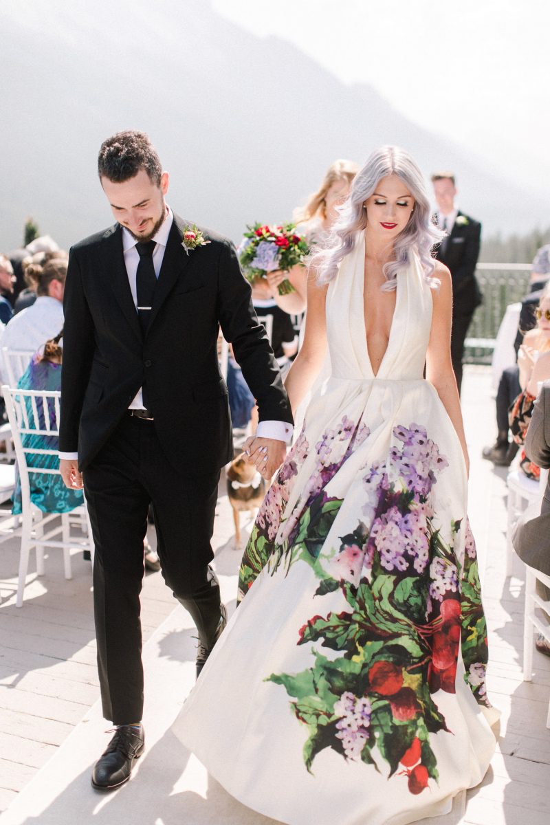 Get ready to lose you shit after seeing this Rocky Mountain radish realness wedding