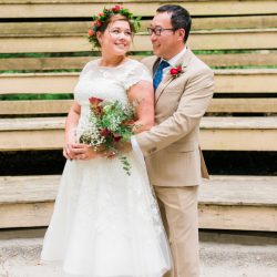 Disney O ASHTONKELLEYPHOTOGRAPHY MARRIED136 big - Happily ever campers: this summer camp wedding had a trail mix bar, camp mug favors, and Korean traditions Disney O ASHTONKELLEYPHOTOGRAPHY MARRIED136 big