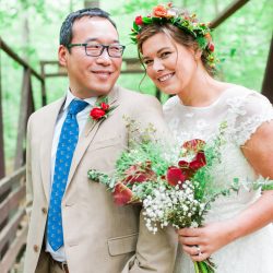 Disney O ASHTONKELLEYPHOTOGRAPHY MARRIED248 big - Happily ever campers: this summer camp wedding had a trail mix bar, camp mug favors, and Korean traditions Happily ever campers: this summer camp wedding had a trail mix bar, camp mug favors, and Korean traditions