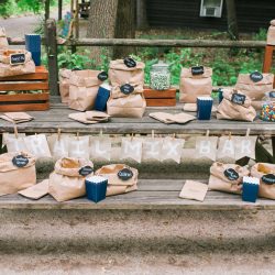 Disney O ASHTONKELLEYPHOTOGRAPHY MARRIED305 big - Happily ever campers: this summer camp wedding had a trail mix bar, camp mug favors, and Korean traditions Happily ever campers: this summer camp wedding had a trail mix bar, camp mug favors, and Korean traditions