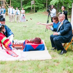 Disney O ASHTONKELLEYPHOTOGRAPHY MARRIED377 big - Happily ever campers: this summer camp wedding had a trail mix bar, camp mug favors, and Korean traditions Happily ever campers: this summer camp wedding had a trail mix bar, camp mug favors, and Korean traditions