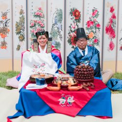 Disney O ASHTONKELLEYPHOTOGRAPHY MARRIED458 big - Happily ever campers: this summer camp wedding had a trail mix bar, camp mug favors, and Korean traditions Happily ever campers: this summer camp wedding had a trail mix bar, camp mug favors, and Korean traditions