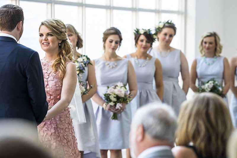 Mardi Gras meets Chicago at this stunning donuts and dogs wedding