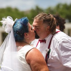 Neville Bosworth CreatrixPhotography CreatrixPhotography163of308 big - Fandoms meet classic Offbeat Bride style at this Texas sci-fi wedding Fandoms meet classic Offbeat Bride style at this Texas sci-fi wedding