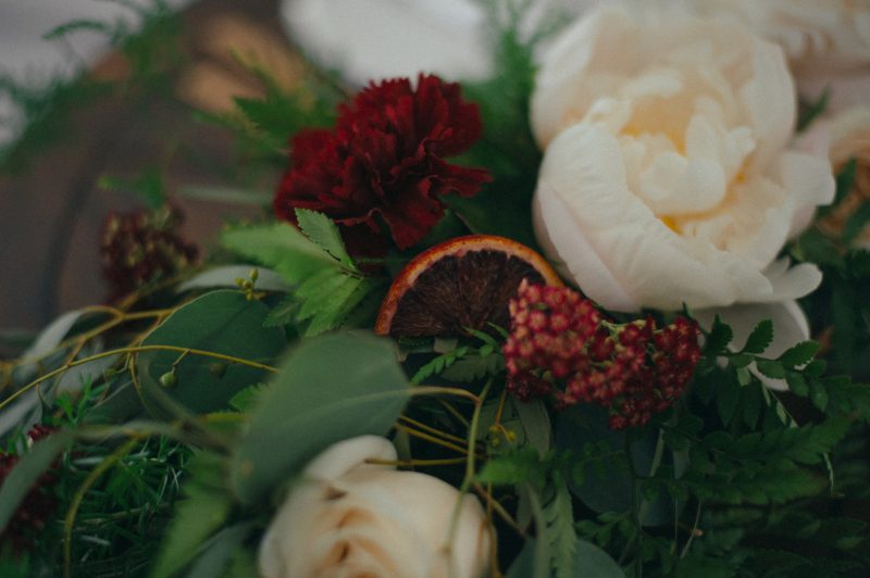 Anatomy meets embroidery at this creepy-stylish and moody wedding inspiration