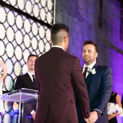 Prepare to swoon these stylish grooms and their swanky and chic wedding